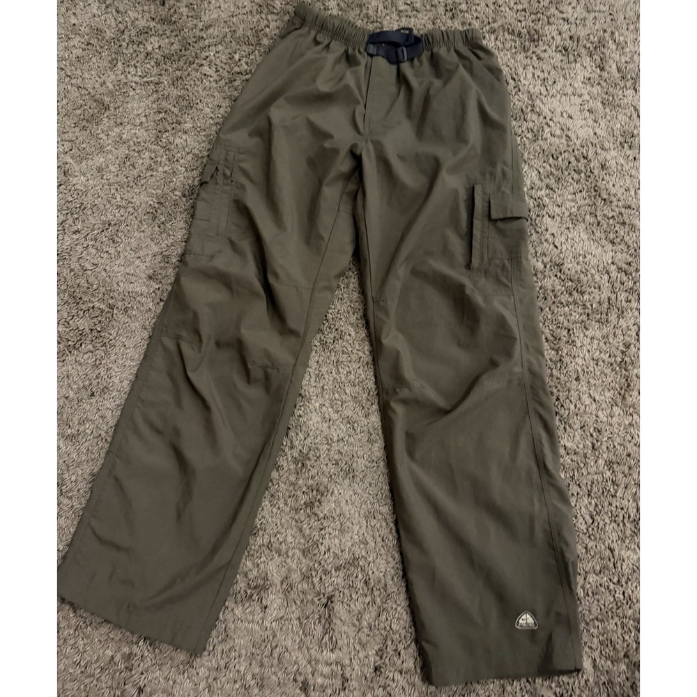 Nike ACG Cargo Pants Mens Medium Hiking Belted Windbreaker Vintage